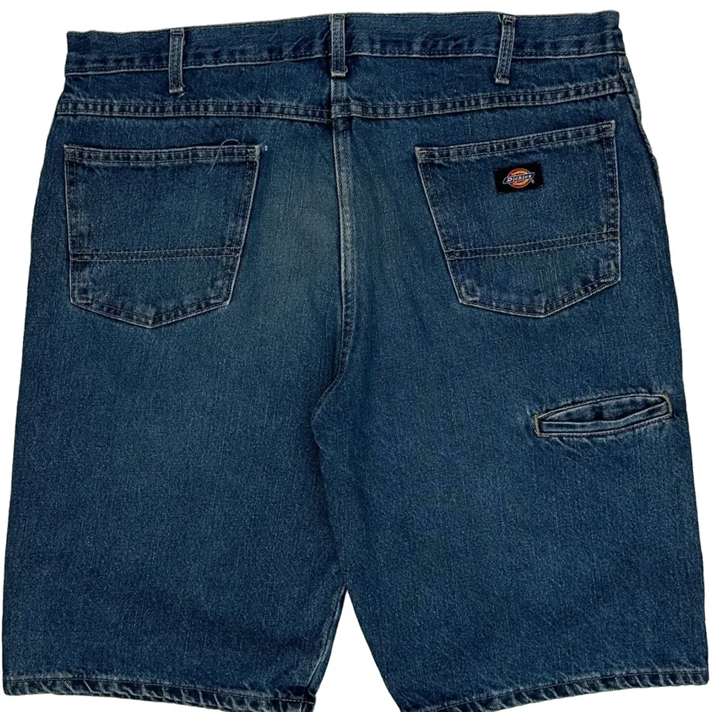 Dickies Denim Shorts - 38W 10L Blue Cotton - Image 8
