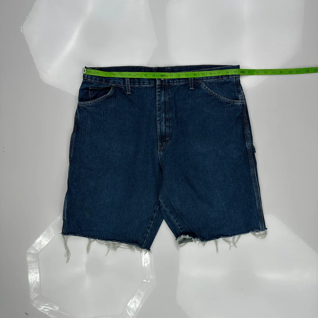 Dickies Denim Shorts - 40W 10L Blue Cotton - Image 3