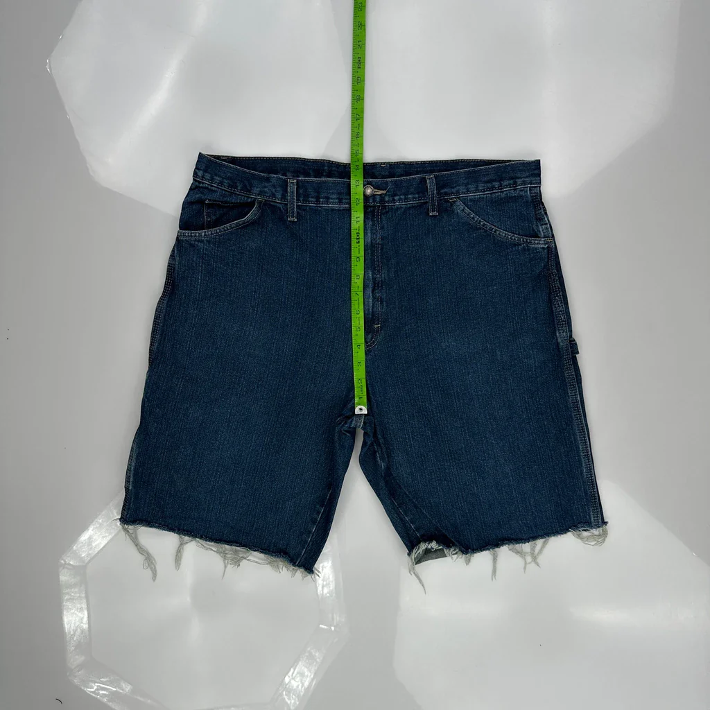 Dickies Denim Shorts - 40W 10L Blue Cotton - Image 4