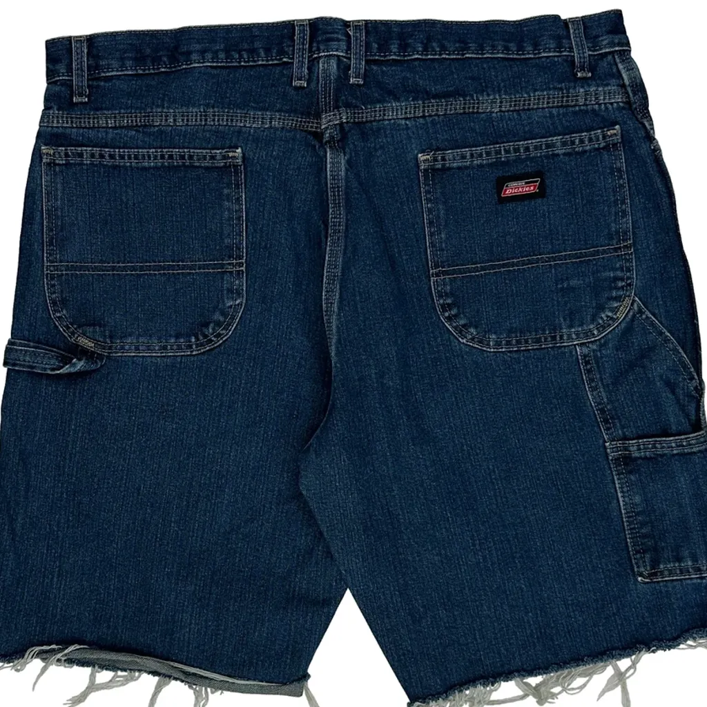 Dickies Denim Shorts - 40W 10L Blue Cotton - Image 7