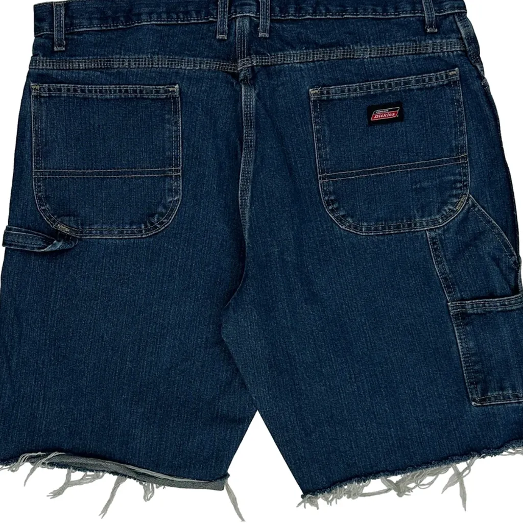 Dickies Denim Shorts - 40W 10L Blue Cotton - Image 8