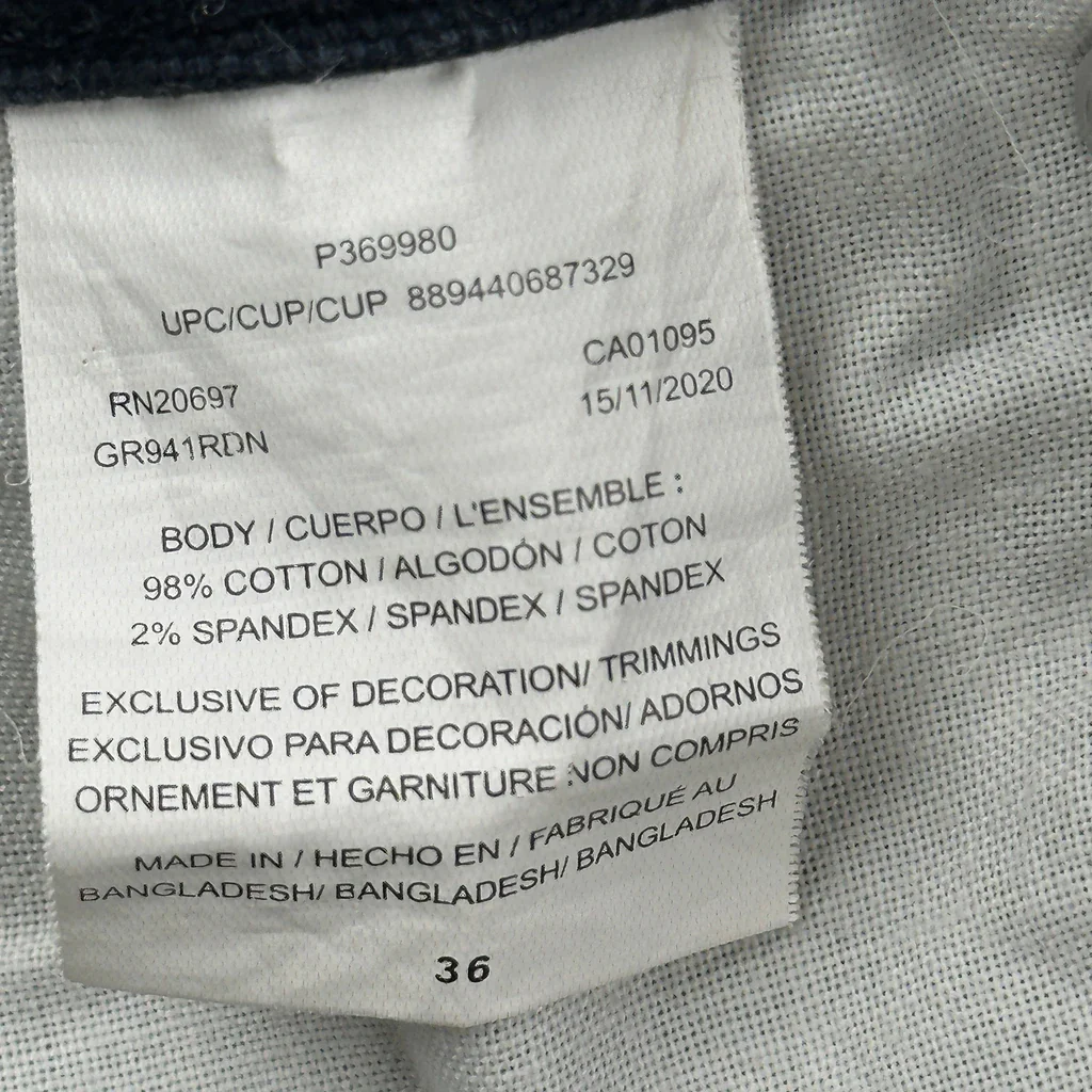 Dickies Denim Shorts - 36W 11L Dark Wash Cotton - Image 6