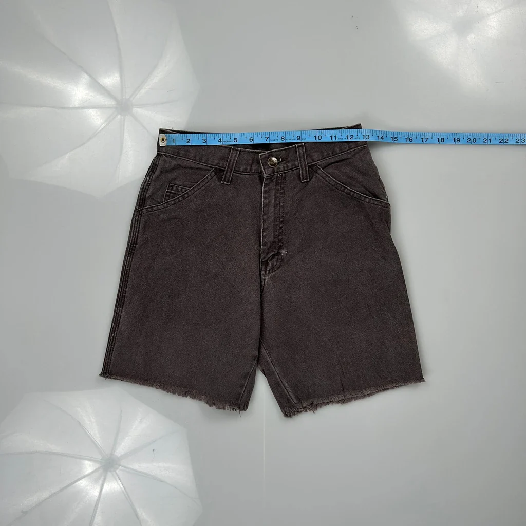 Dickies Denim Shorts - 25W 9L Grey Cotton - Image 3