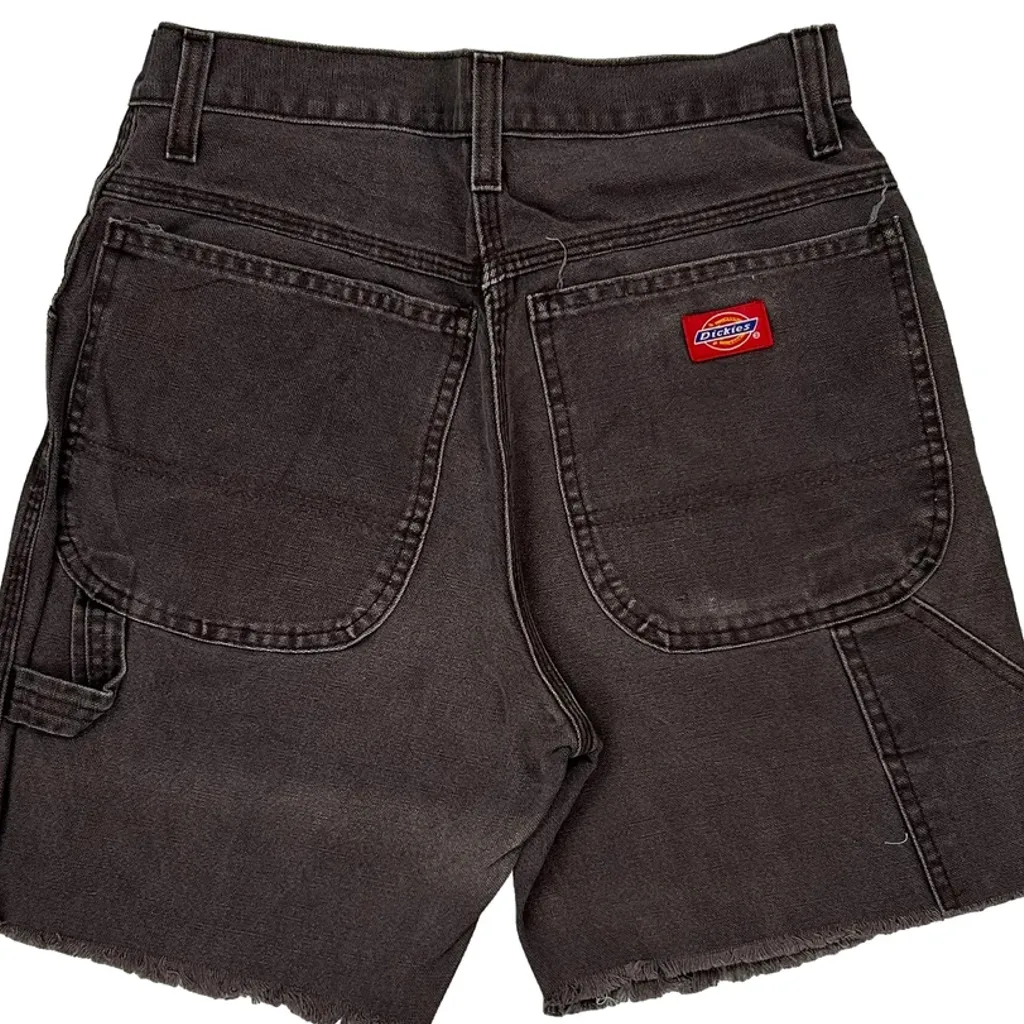 Dickies Denim Shorts - 25W 9L Grey Cotton - Image 6