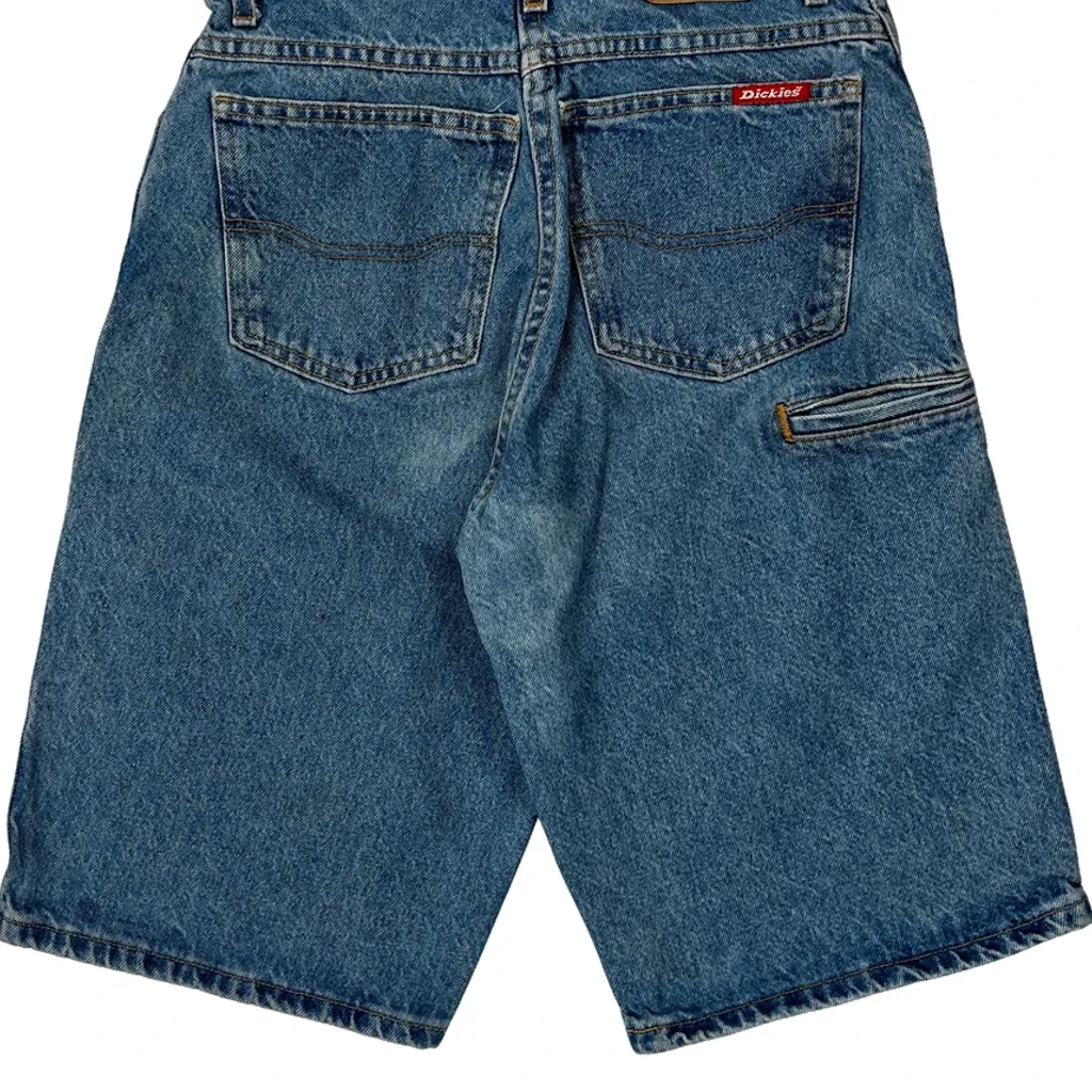 Dickies Denim Shorts - 28W UK 10 Blue Denim - Image 7