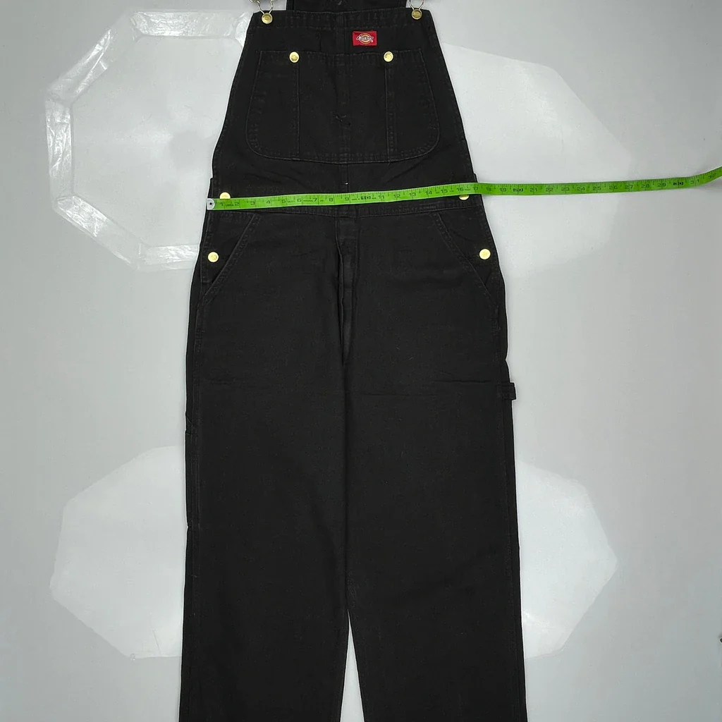 Dickies Dungarees - 34″ Waist Black Cotton - Image 3