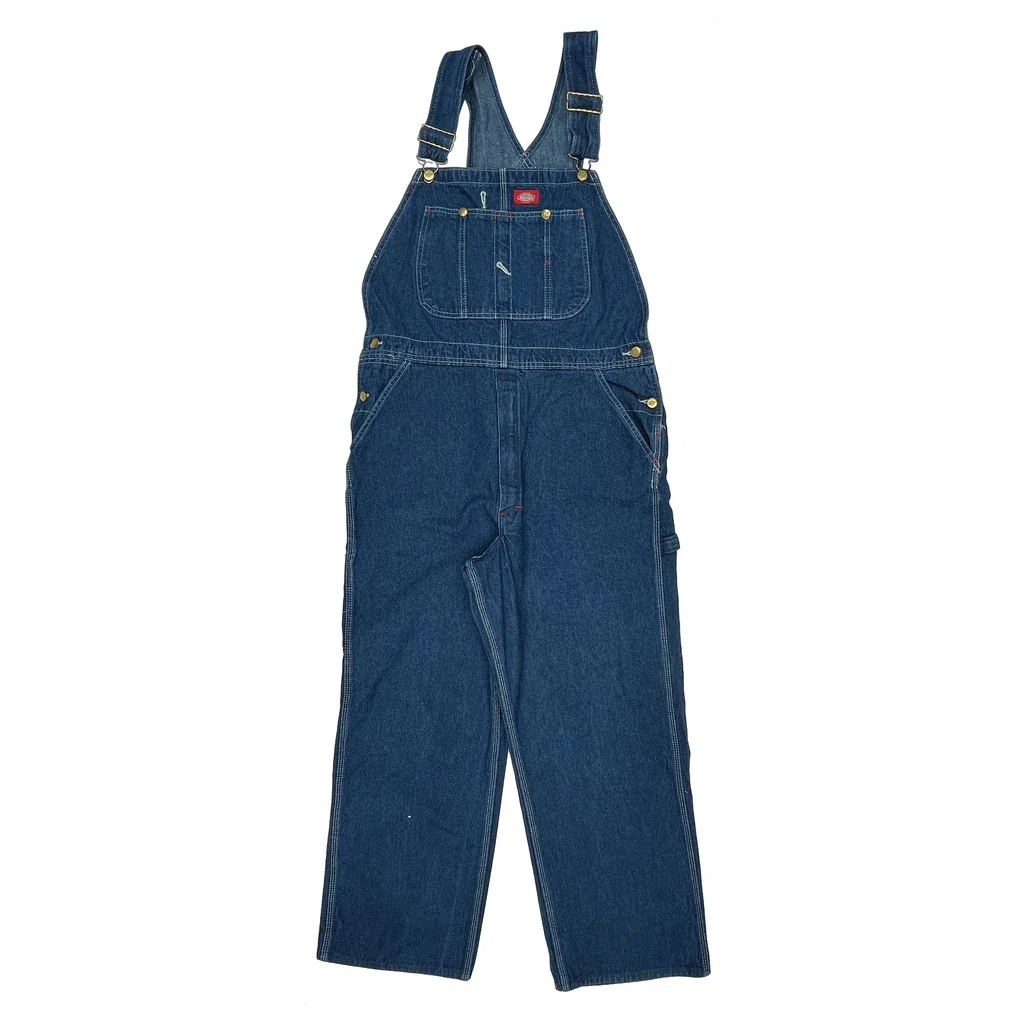 Dickies Dungarees - 36W 34L Blue Cotton - Image 2