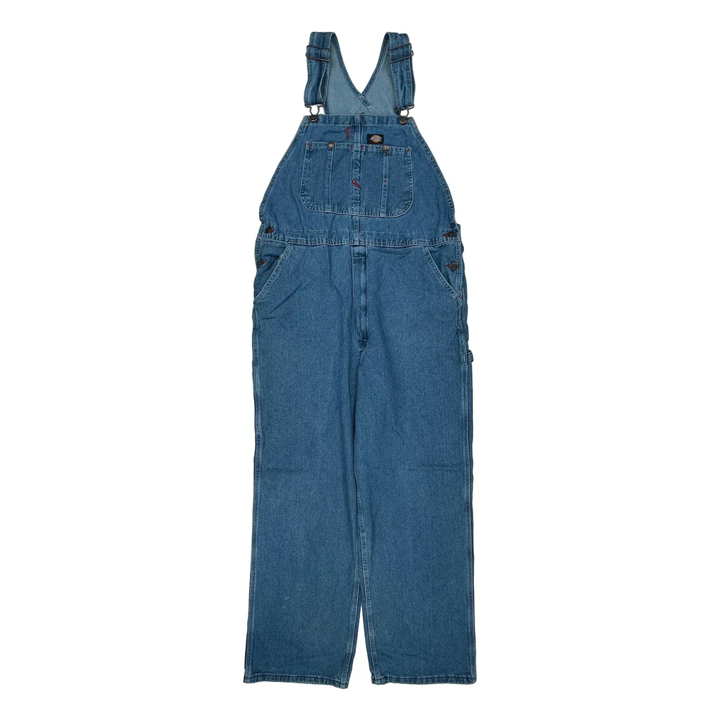 Dickies Dungarees - 38″ Waist Blue Denim - Image 2