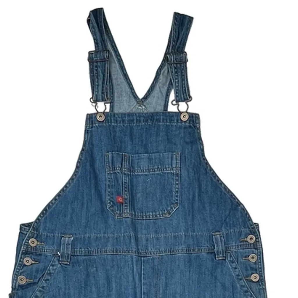 Dickies Dungarees - Large Blue Cotton - Image 6