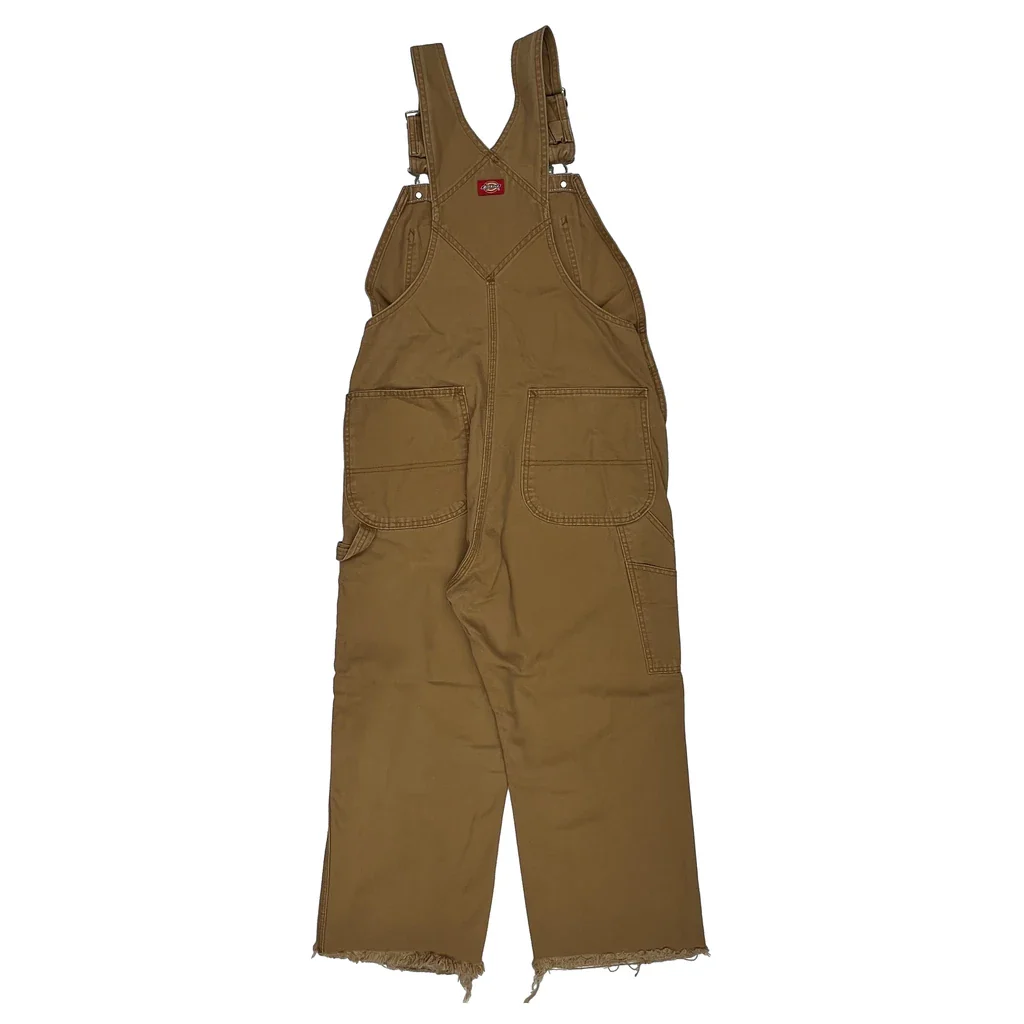 Dickies Dungarees - 36″ Waist Brown Cotton