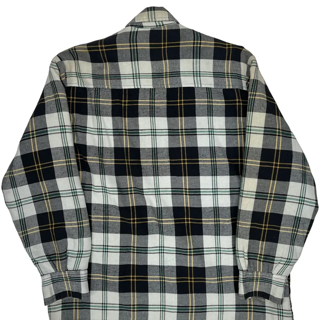 Dickies Checked Flannel Shirt - Large Black Cotton - Image 8