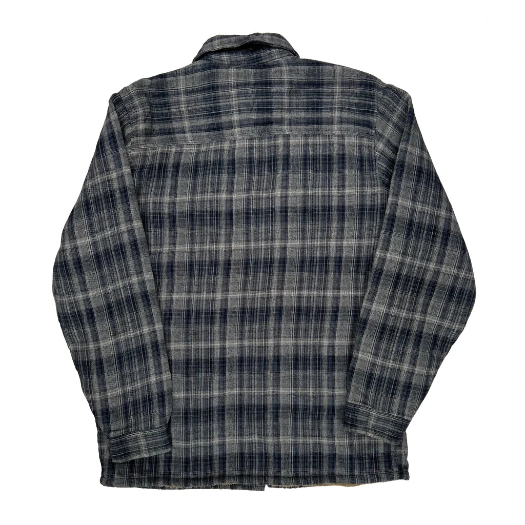 Dickies Checked Flannel Shirt - Medium Gray Cotton - Image 2