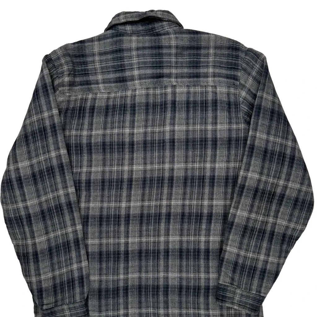 Dickies Checked Flannel Shirt - Medium Gray Cotton - Image 7