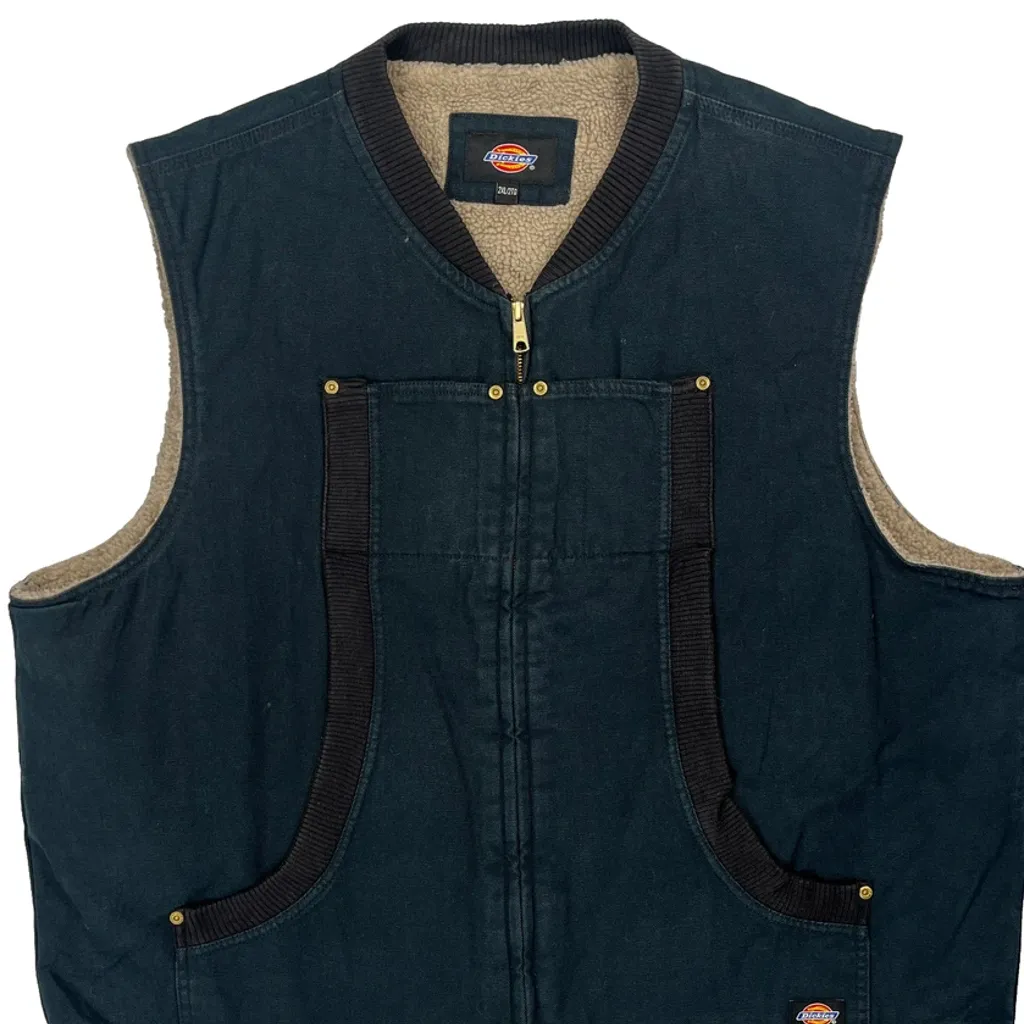 Dickies Workwear Gilet - 2XL Blue Cotton - Image 5