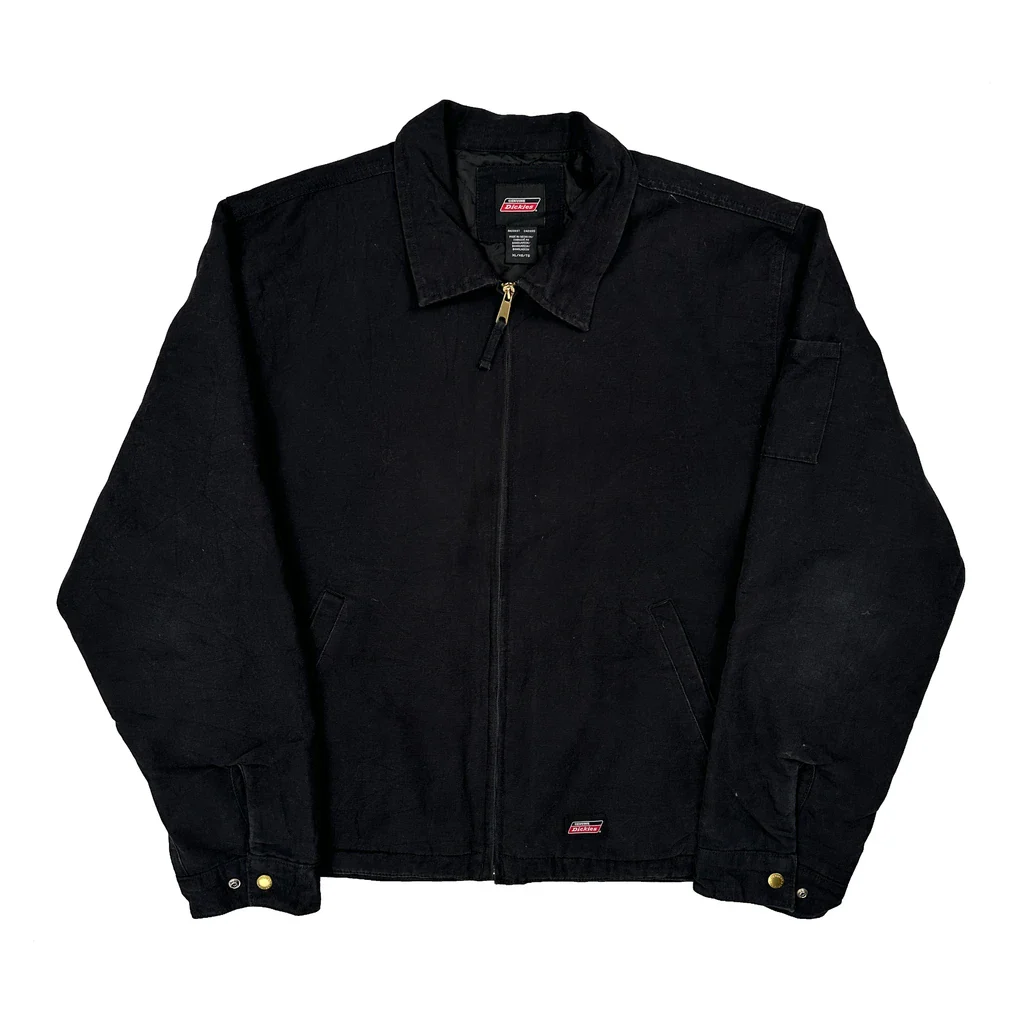Dickies Detroit Harrington Jacket - XL Black Cotton