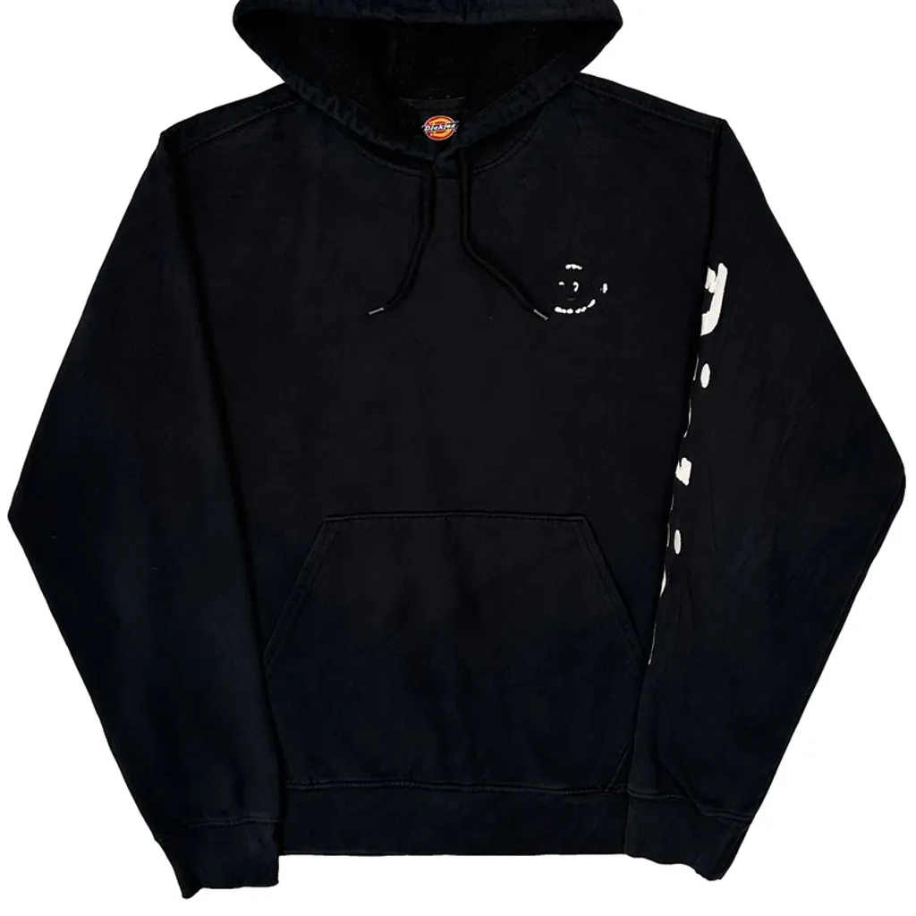 Dickies Spellout Hoodie - Large Black Cotton - Image 5