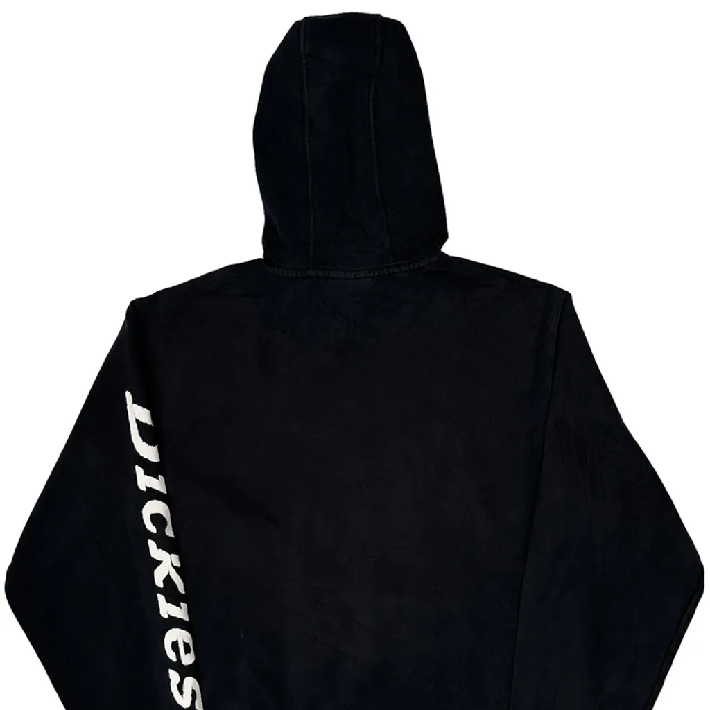 Dickies Spellout Hoodie - Large Black Cotton - Image 7