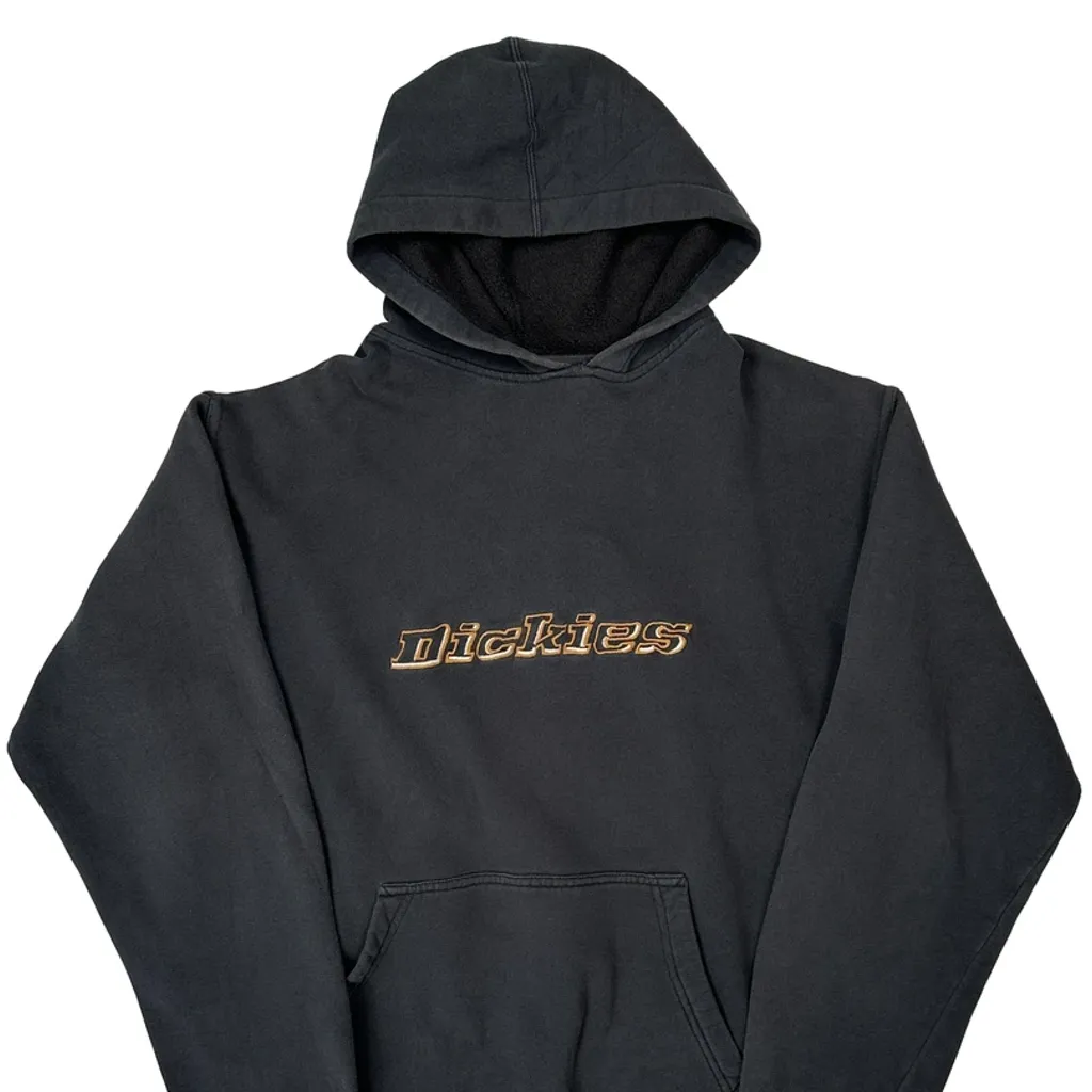Dickies Spellout Hoodie - Large Black Cotton - Image 5