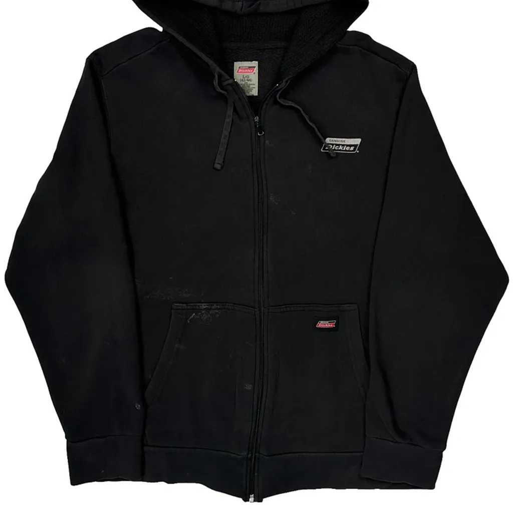 Dickies Hoodie - Large Black Cotton Blend - Image 5