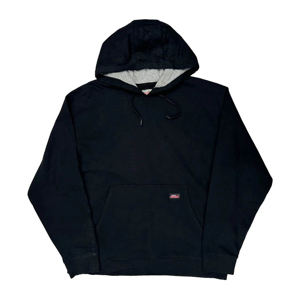 Dickies Hoodie - XL Black Cotton Blend