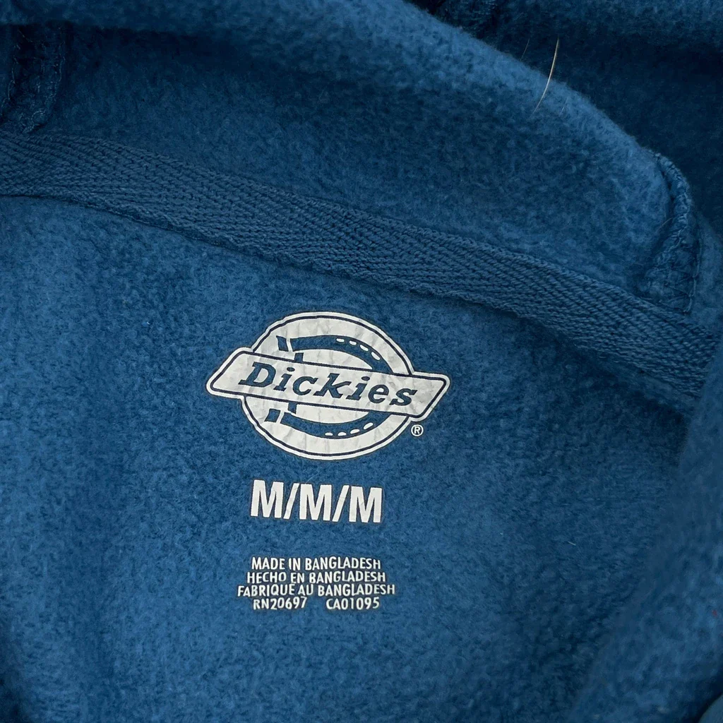 Dickies Hoodie - Medium Blue Cotton - Image 3