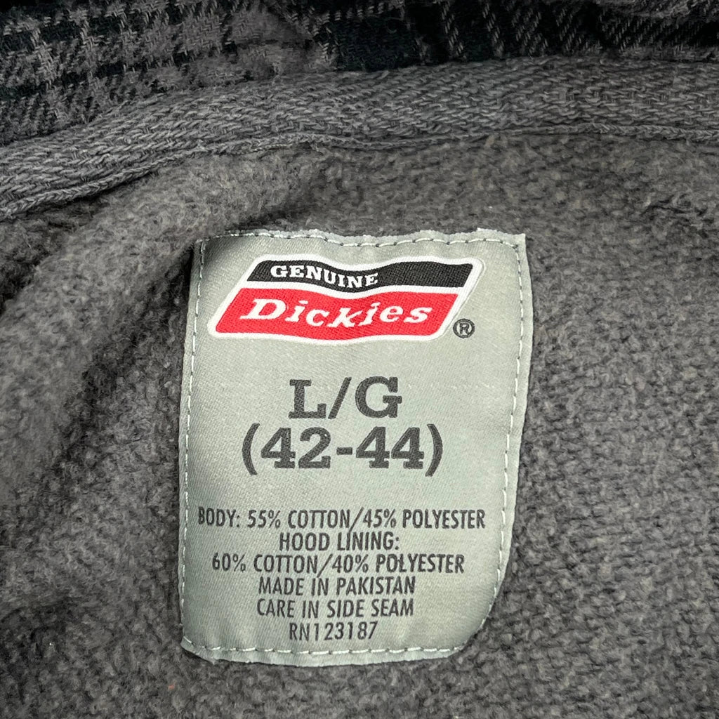 Dickies Hoodie - Large Gray Cotton Blend - Image 3