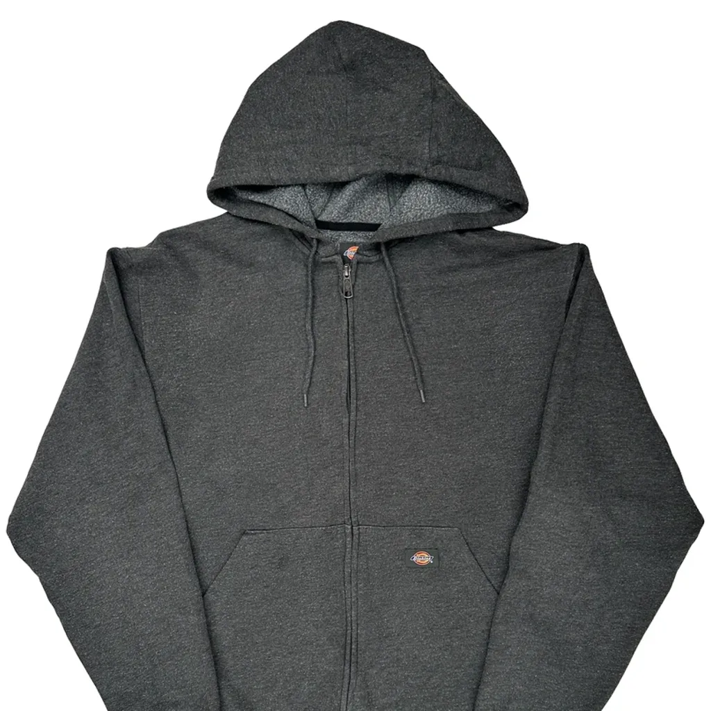 Dickies Hoodie - Large Gray Cotton Blend - Image 5