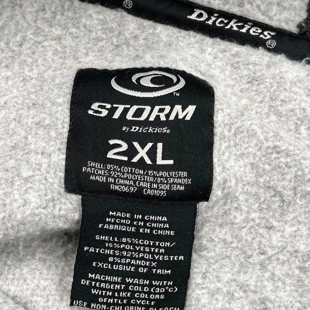 Dickies Hoodie - 2XL Gray Cotton Blend - Image 3