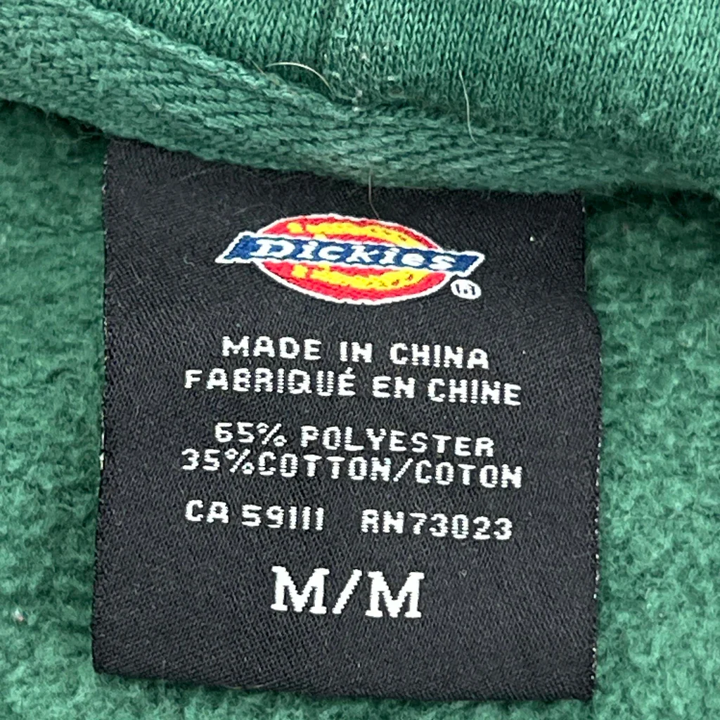 Dickies Hoodie - Medium Green Polyester Blend - Image 3