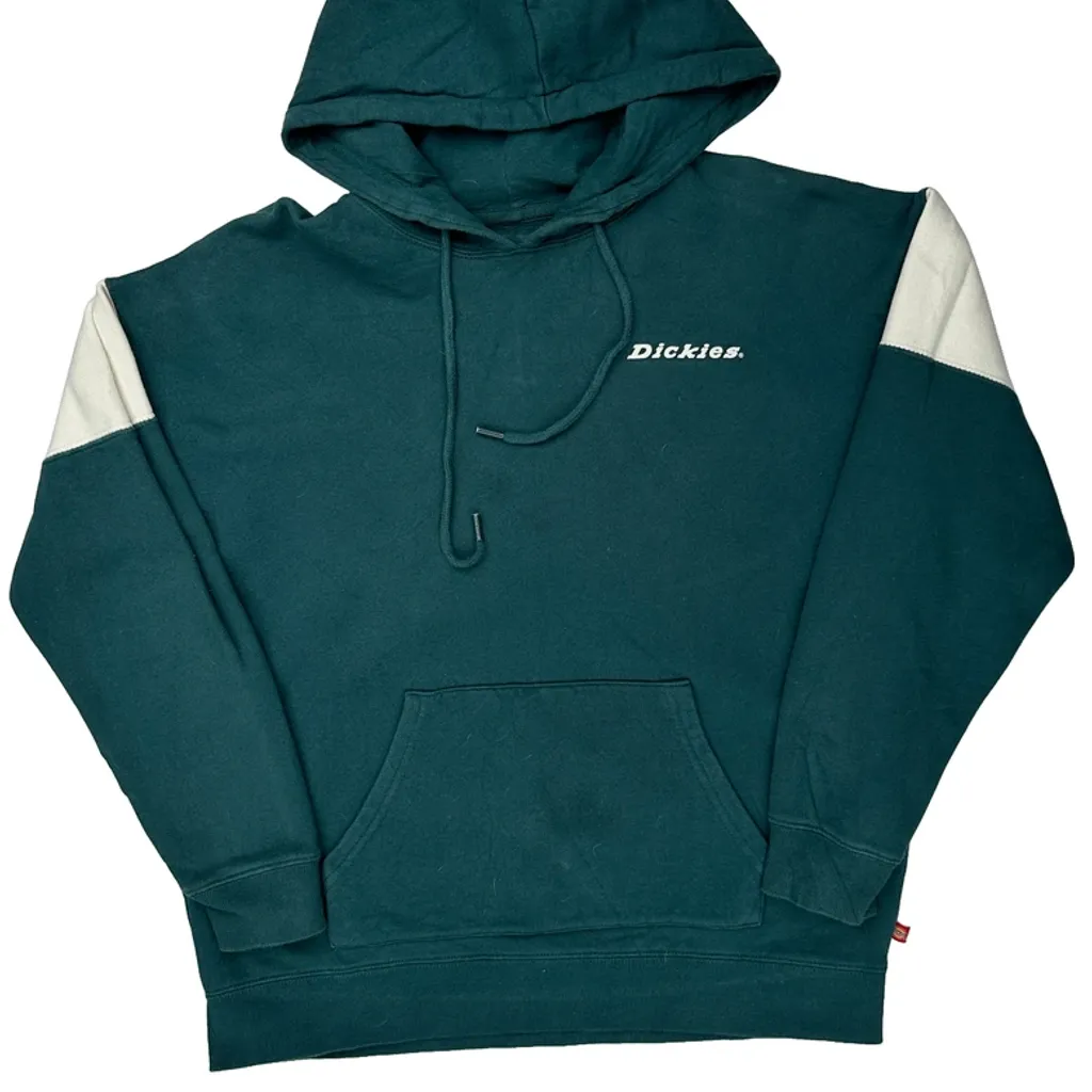Dickies Hoodie - Small Green Cotton - Image 4