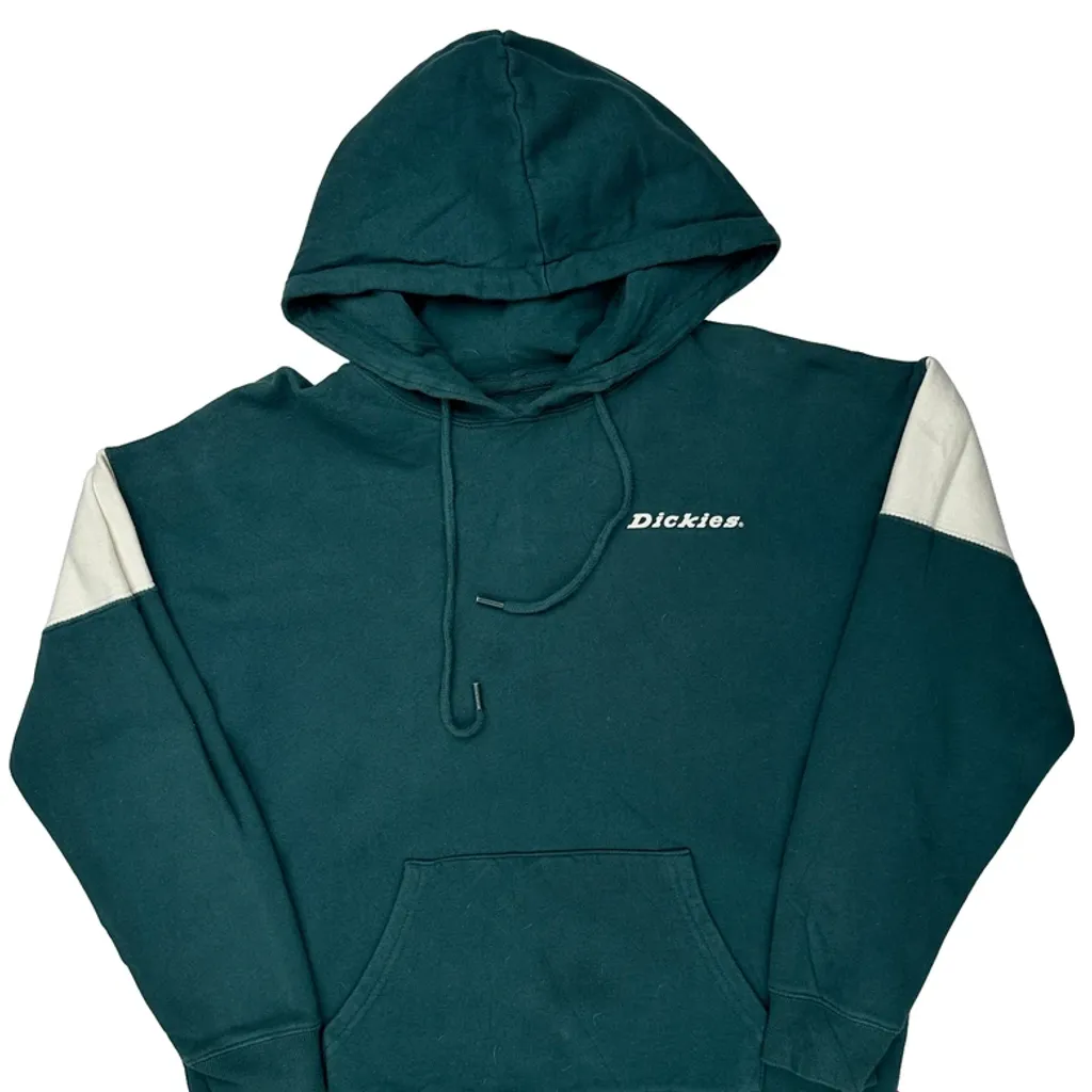 Dickies Hoodie - Small Green Cotton - Image 5