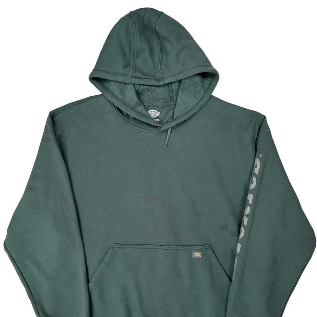 Dickies Hoodie - 2XL Green Cotton - Image 4