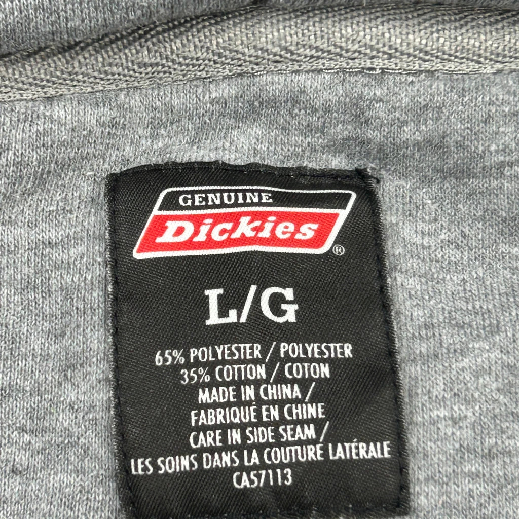 Dickies Hoodie - Large Grey Polyester Blend - Image 3