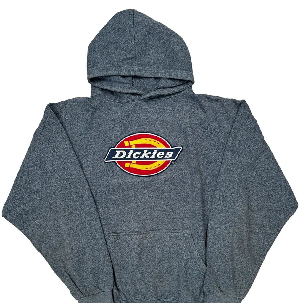 Dickies Hoodie - 2XL Grey Cotton - Image 4
