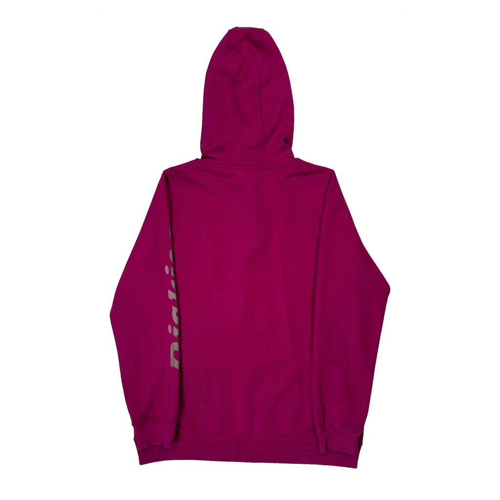 Dickies Spellout Hoodie - Large Purple Cotton - Image 2