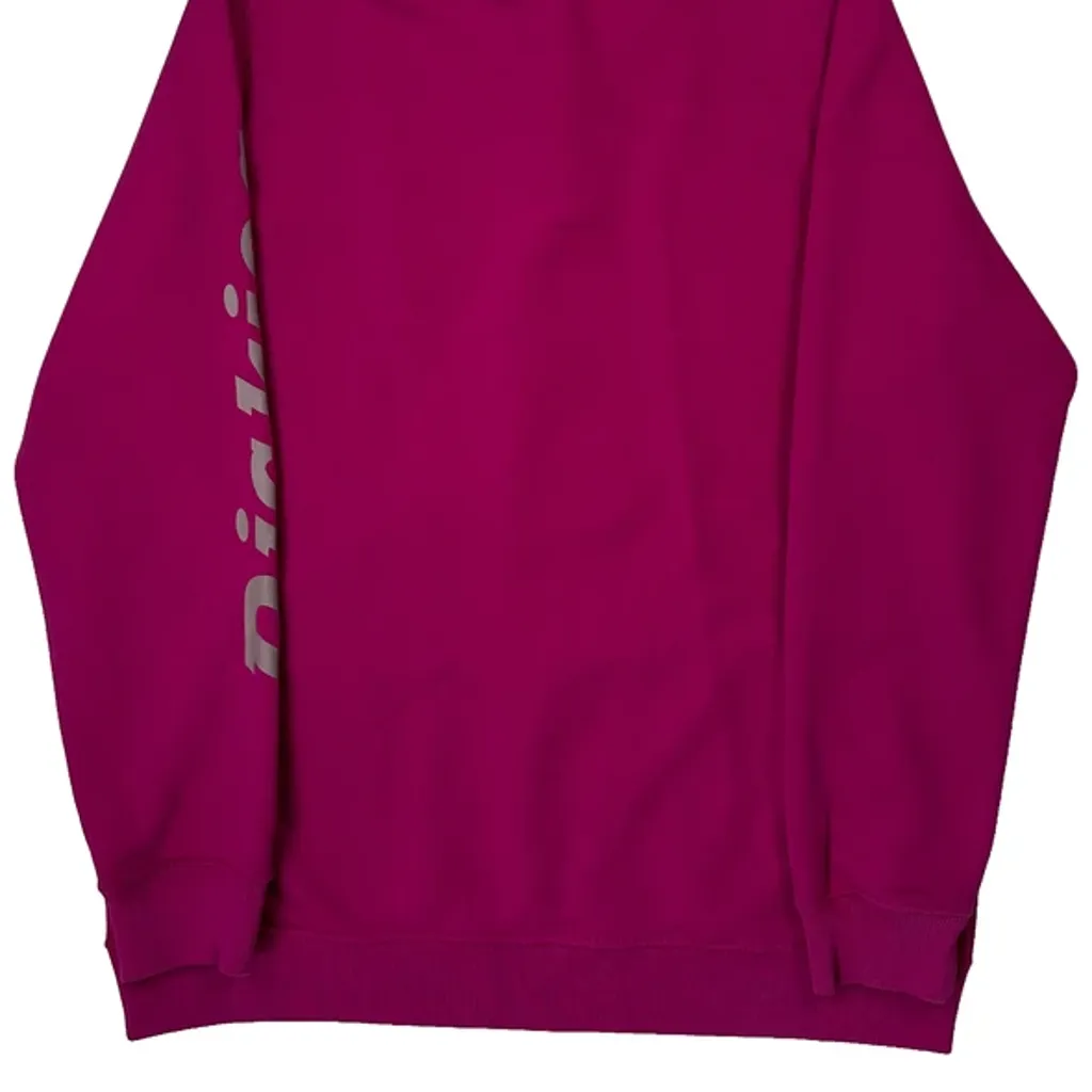 Dickies Spellout Hoodie - Large Purple Cotton - Image 6