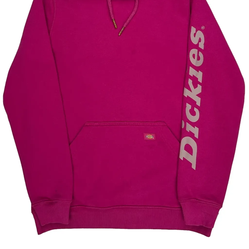 Dickies Hoodie - Small Pink Cotton - Image 5