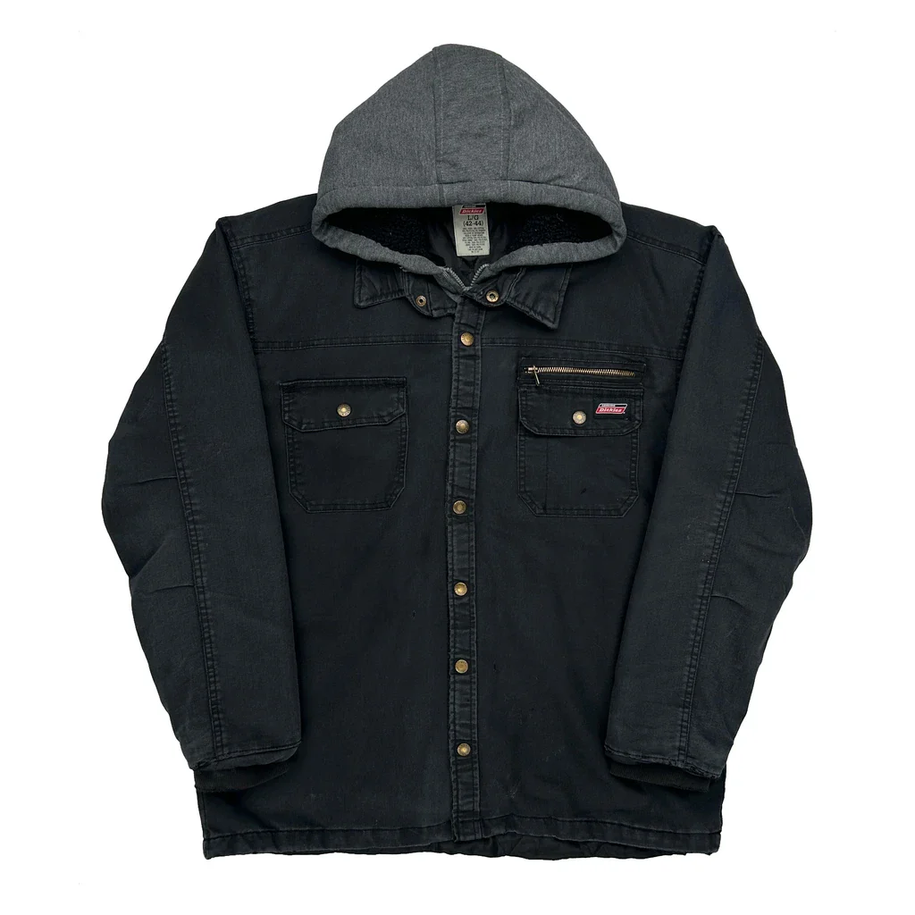 Dickies Jacket - Large Black Cotton Blend