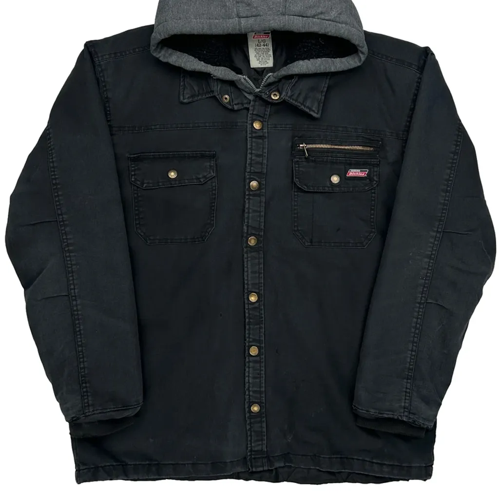 Dickies Jacket - Large Black Cotton Blend - Image 4