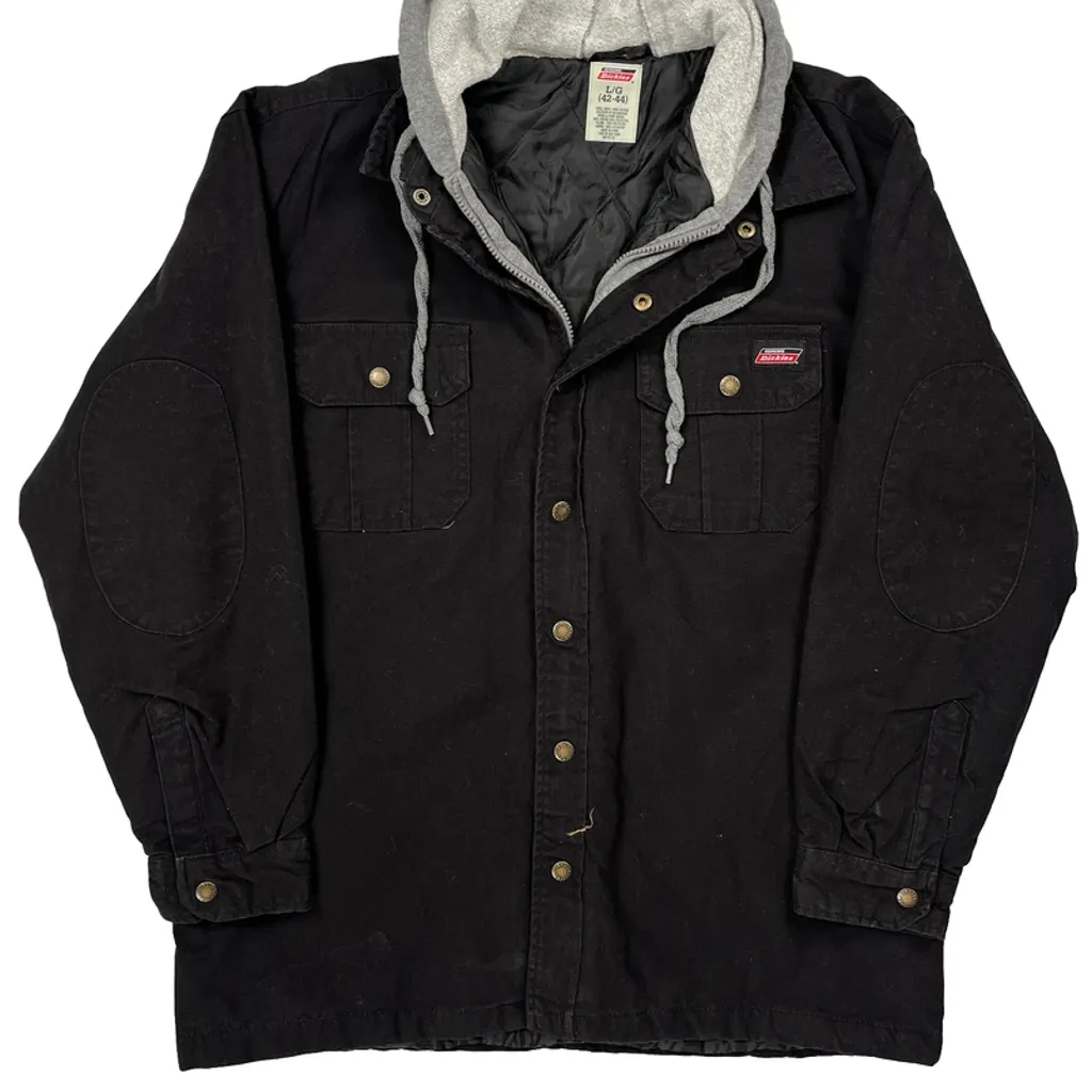 Dickies Shirt Jacket - Large Black Cotton - Image 4