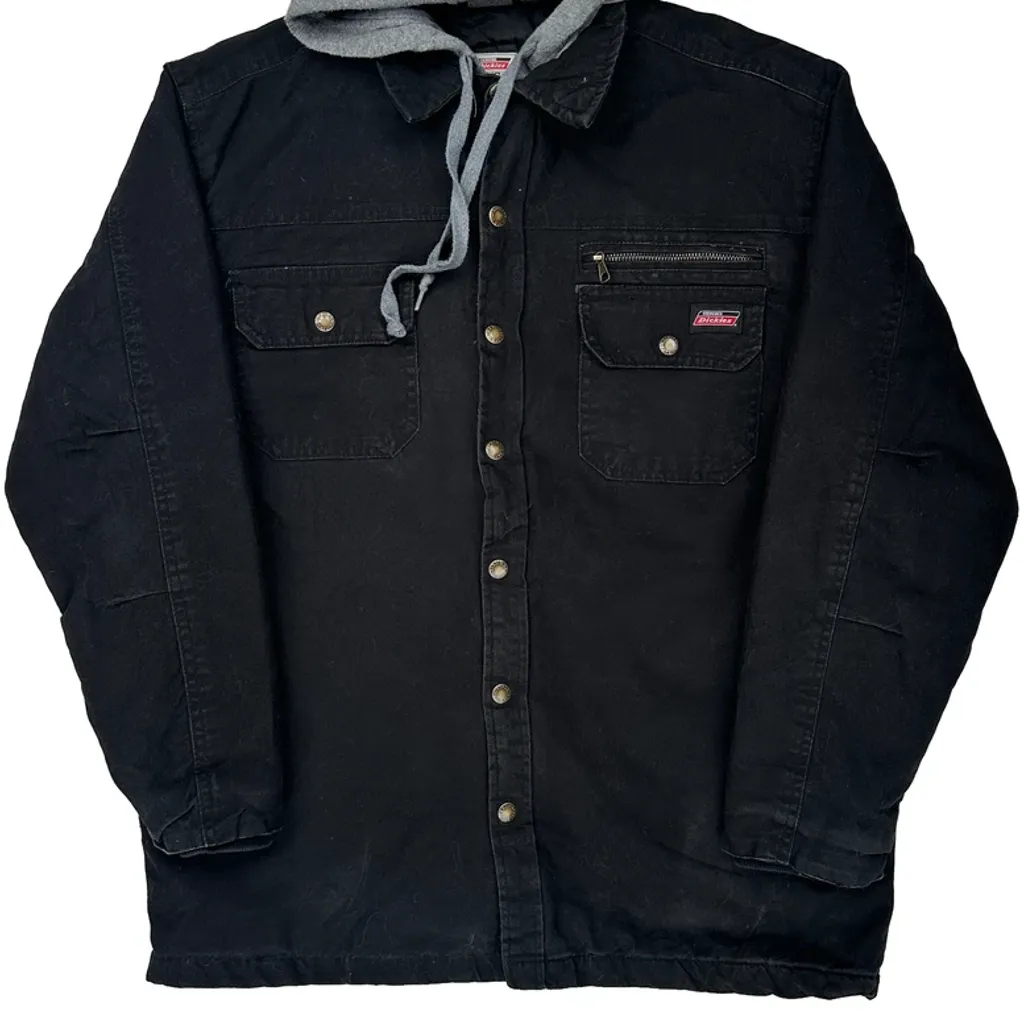 Dickies Jacket - Large Black Cotton - Image 4
