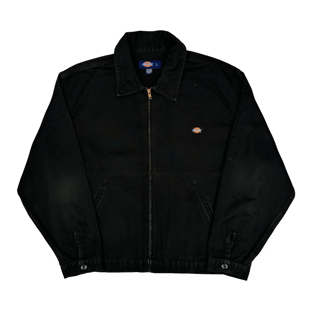 Dickies Jacket - Large Black Polyester Blend