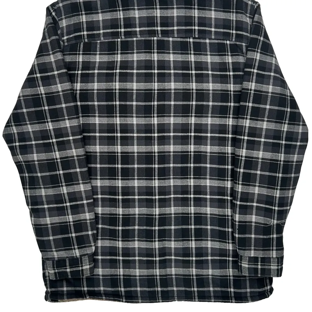 Dickies Checked Jacket - Medium Black Cotton - Image 7