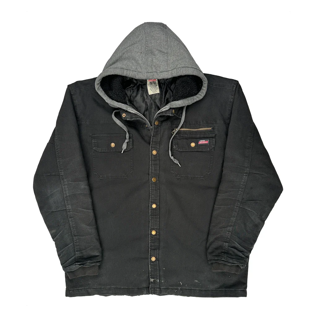 Dickies Jacket - XL Black Cotton Blend