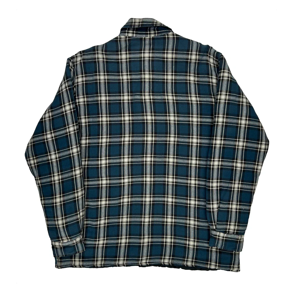 Dickies Checked Jacket - Large Blue Cotton - Image 2