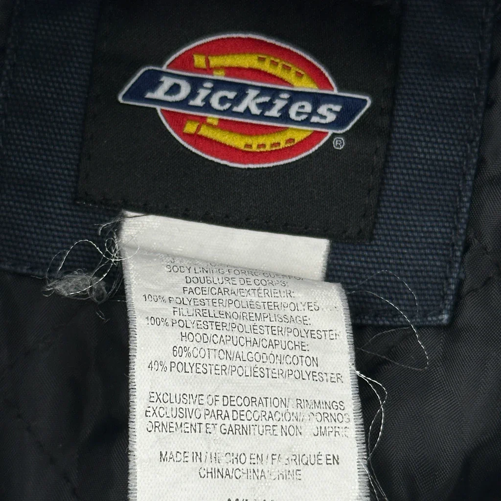Dickies Jacket - Medium Blue Polyester - Image 3