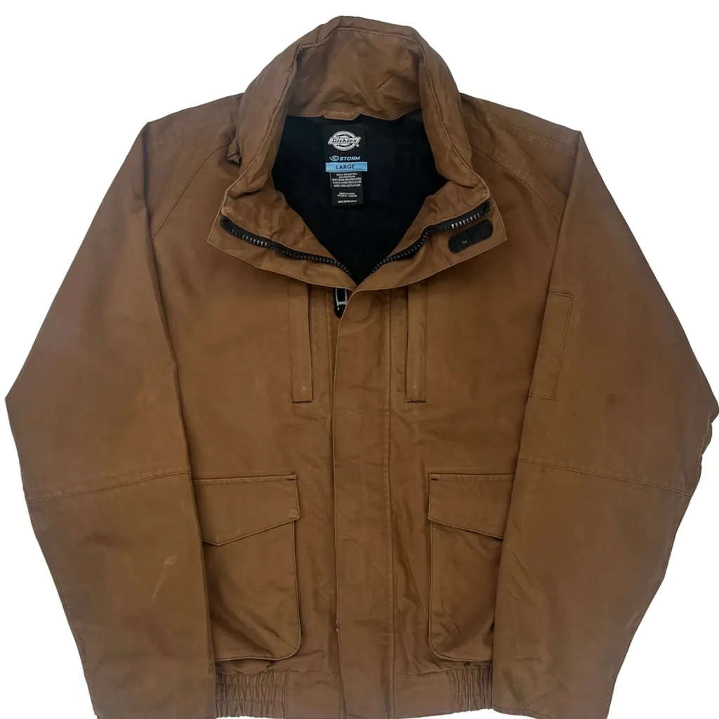 Dickies Jacket - Large Brown Cotton - Image 4