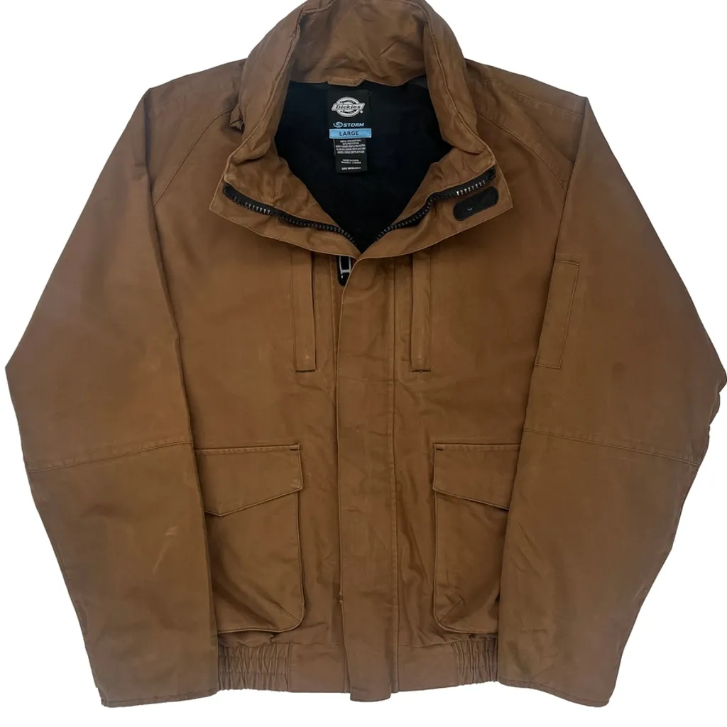 Dickies Jacket - Large Brown Cotton - Image 5