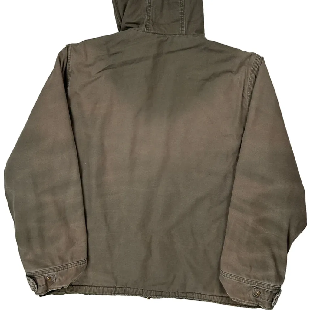 Dickies Sherpa Lined Workwear Jacket - XL Brown Cotton - Image 6