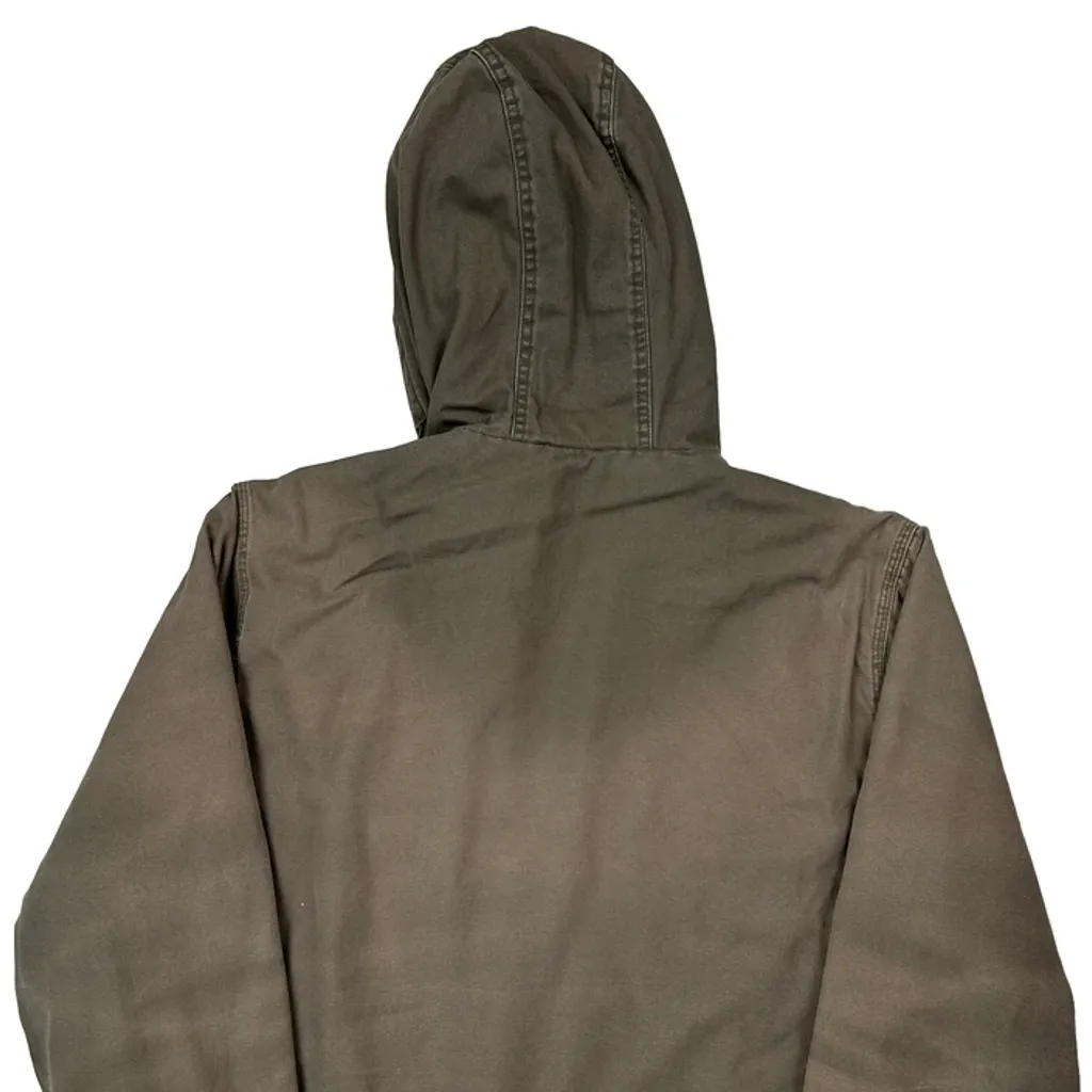 Dickies Sherpa Lined Workwear Jacket - XL Brown Cotton - Image 7